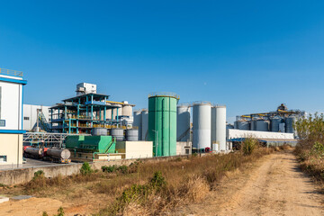 Obraz premium edible oil processing plant