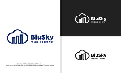 logo illustration vector graphic of Cloud Market