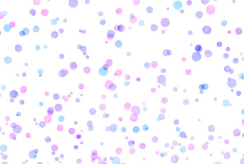 背景素材_カラフルなドット_青