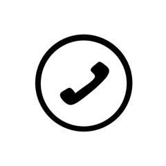 Phone icon vector simple design