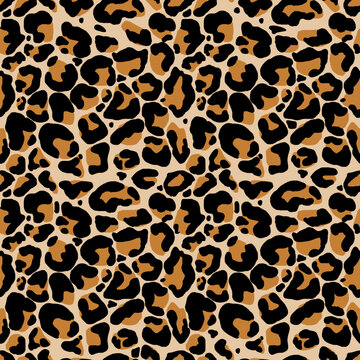 Leopard pattern design, vector illustration background. Decorative illustration, good for printing. Animal wallpaper vector. Great for label, print, packaging, fabric