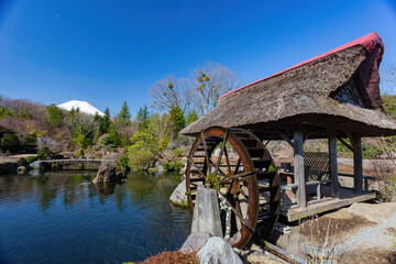Nature landscape in Oshino Hakkai