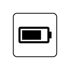 Battery indicator icon vector