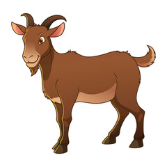 Goat Cartoon Animal Illustration