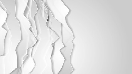 Grey glossy abstract corporate background