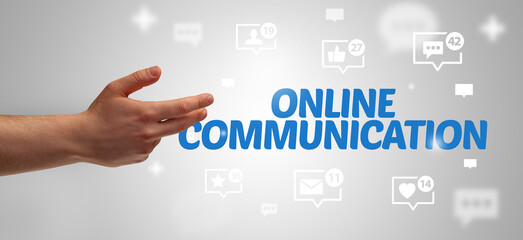 Close-Up Of Cropped Hand Pointing