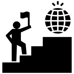 advantage glyph style icon