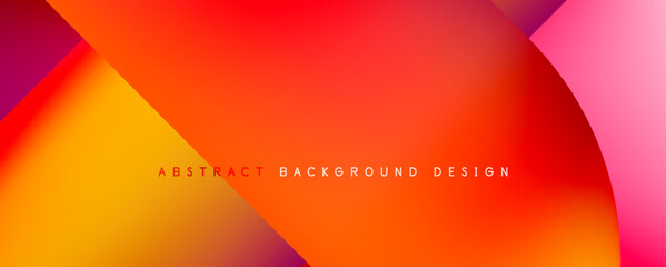 Minimal geometric abstract background. Circle and line design. Trendy techno business template for wallpaper, banner, background or landing