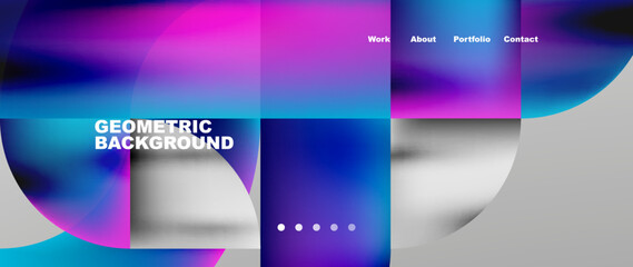 Geometric abstract background, line with fluid colors. Vector Illustration For Wallpaper, Banner, Background, Card, Book Illustration, landing page