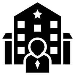 firm glyph style icon