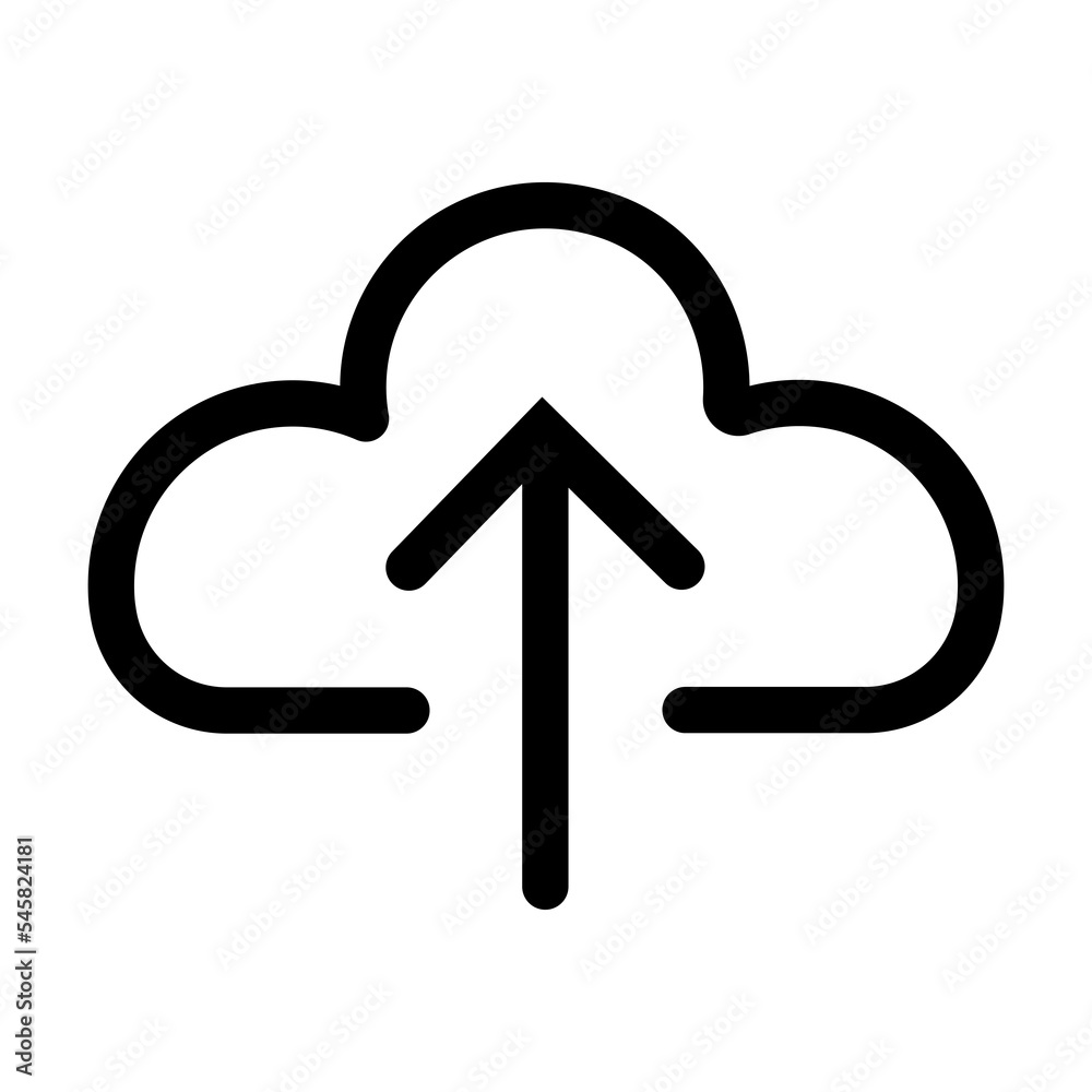 Aufkleber upload icon design for computer and digital technology theme