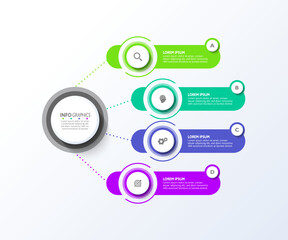 Presentation business infographic design template