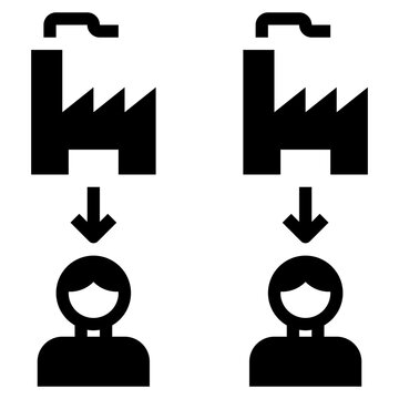 monopolistic glyph style icon