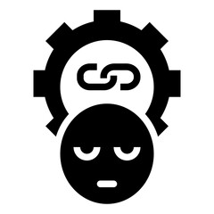 obsession glyph style icon