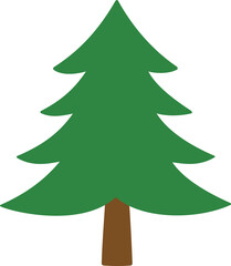 CHRISTMAS TREE, ISOLATED PINE TO DECORATE, PNG RESOURCE