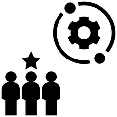 skill glyph style icon