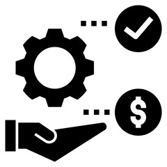 suboptimal glyph style icon