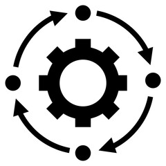 system glyph style icon