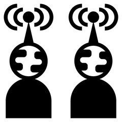 transmissible glyph style icon