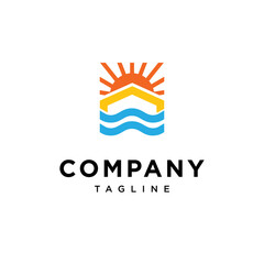 Beach House logo vector