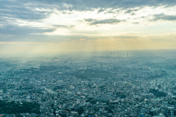 神奈川県横浜市みなとみらいの都市風景