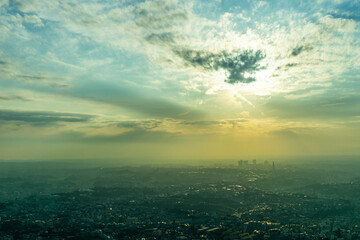 神奈川県横浜市みなとみらいの都市風景