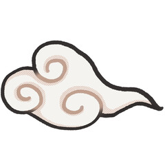 Chinese cloud cartoon illustration
