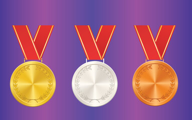 Award Medal, Gold Medal, Silver Medal, Bronze Medal
