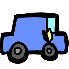 車　初心者　マーク　イラスト