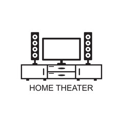 home theater icon , television icon