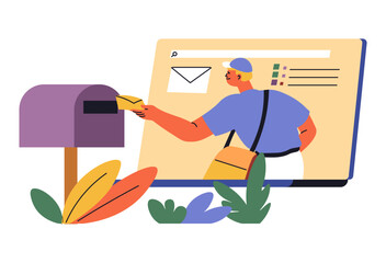 Delivery of mail email letter online communication