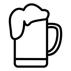 Beer line icon
