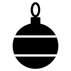 ball decoration glyph icon