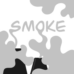 Air pollution.Environmental disaster.Smog in the city.Damage from air pollution.Bad ecology.Smoke and pollution.