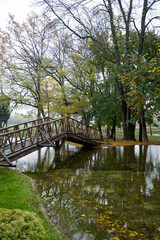 Fototapeta na wymiar Bridge in the park