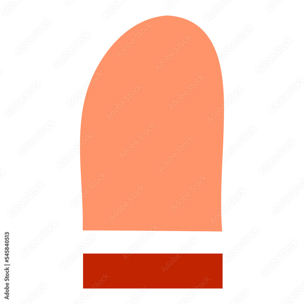 Poster abstract shape illustration in naive art for design element