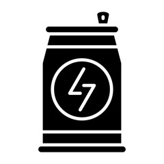 Energy Drink Glyph Icon