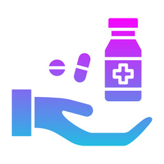 Medicine Glyph Gradient Icon