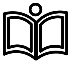 book education learning library reading study icon