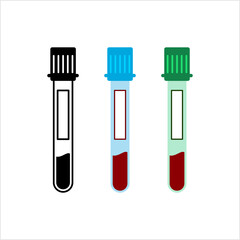 Blood Test Icon, Blood Medical Test