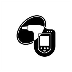 Breath Analyzer Icon, Blood Alcohol Content Estimator, Breath Analyzer, Breathalyser