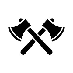 axe icon vector design template in white background