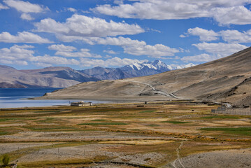 Beautiful Tso Moriri Lake, the gem of Ladakh, India