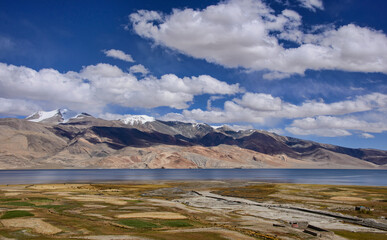 Beautiful Tso Moriri Lake, the gem of Ladakh, India