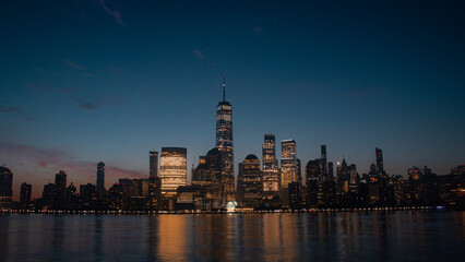 Downtown NYC sunrise