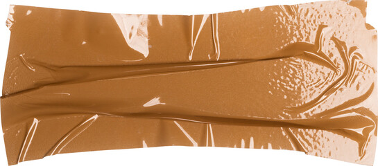 brown tape realistic isolated png asset for graphic works