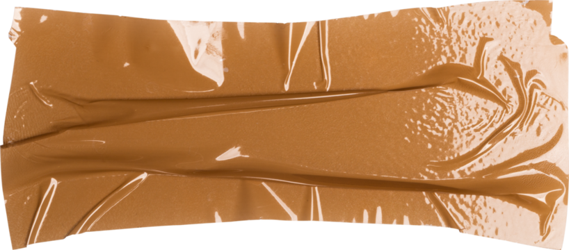 brown tape realistic isolated png asset for graphic works