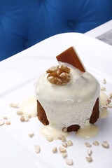 Carrot cake with cream cheese frosting