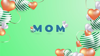 Gold and white Valentine christmas new year 3d design background with love heart shaped balloon. Vector illustration, greeting banner, card, wallpaper, flyer, poster, brochure, wedding invitation