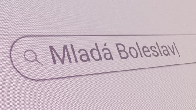 Search Bar Mlada Boleslav 
Close Up Single Line Typing Text Box Layout Web Database Browser Engine Concept
